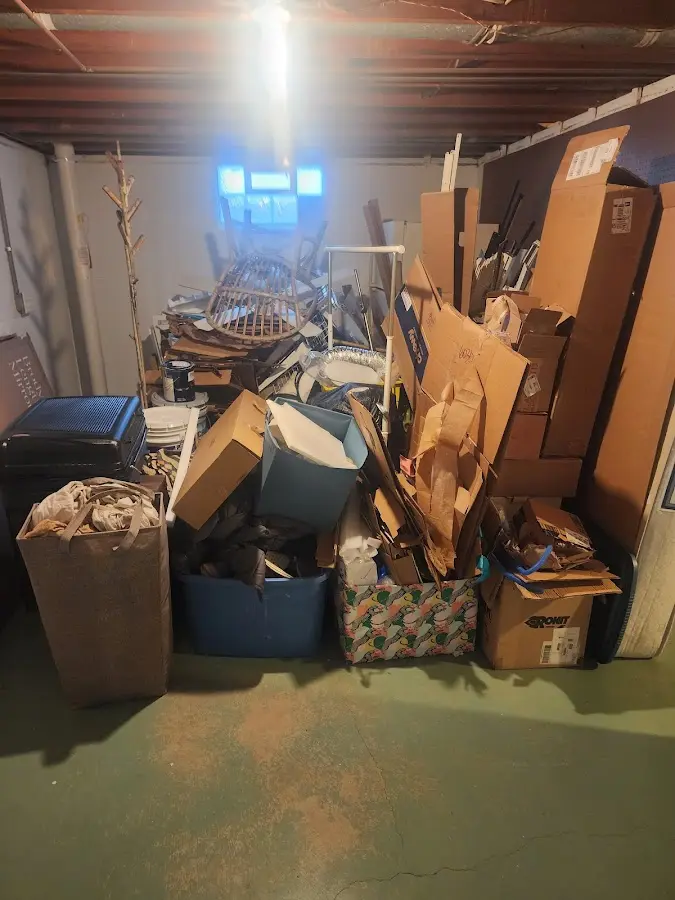 Roll-off dumpster container at job site for Concrete Dumpster Rental in Clemson University